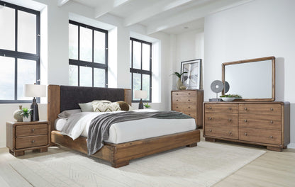 Boka - Six Drawer Acacia Wood Dresser - Impala
