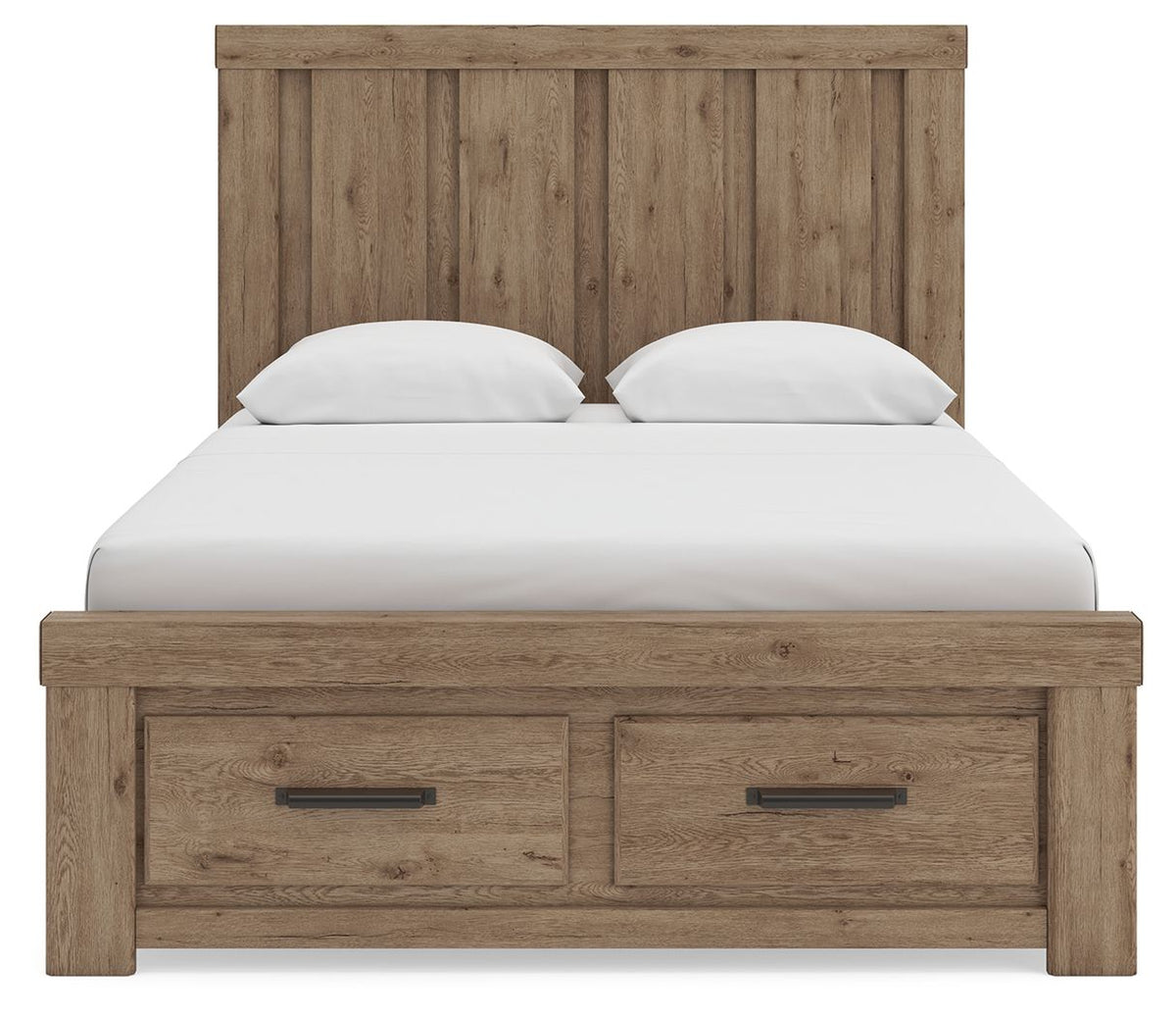 Oliandon - Panel Storage Bed