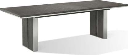 Plata - Extension Dining Table - Thunder Gray