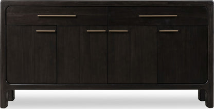 Zamba - Four Door Two Drawer Acacia Wood Sideboard - Jaguar