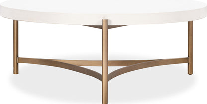 Lyon - Round Concrete And Metal Table