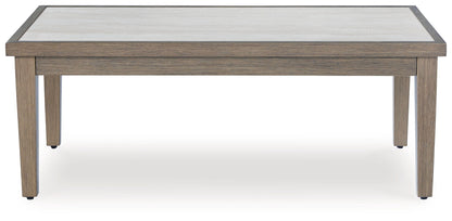 Rainier Ranch - Rectangular Cocktail Table - Brown / Beige