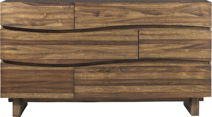 Ocean - Six Drawer Solid Wood Dresser - Natural Sengon (2024)