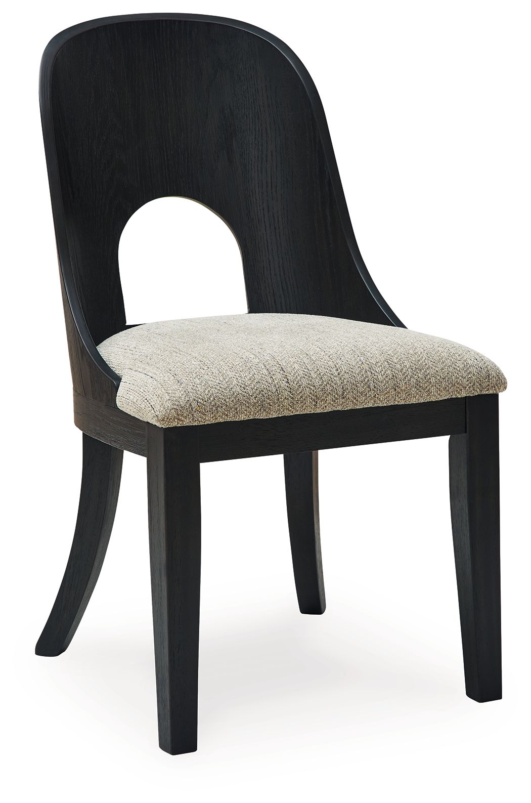 Rowanbeck - Dining Upholstered Side Chair (Set of 2) - Gray / Black