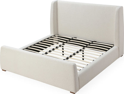 Formosa Presley - Upholstered Wingback Platform Bed