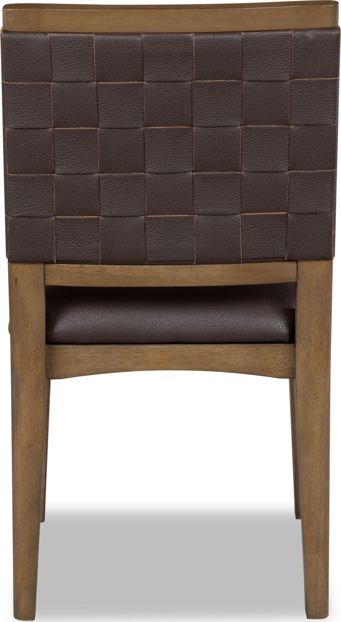 Arden - Weaven Side Chair (Set of 2) - Dark Chocolate / Tavern Brown