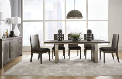 Plata - Extension Dining Table - Thunder Gray