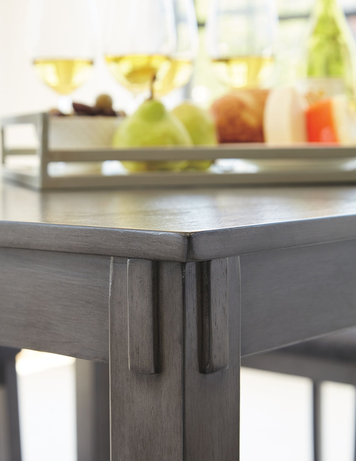Bridson - Square Counter TBL Set (Set of 5) - Gray