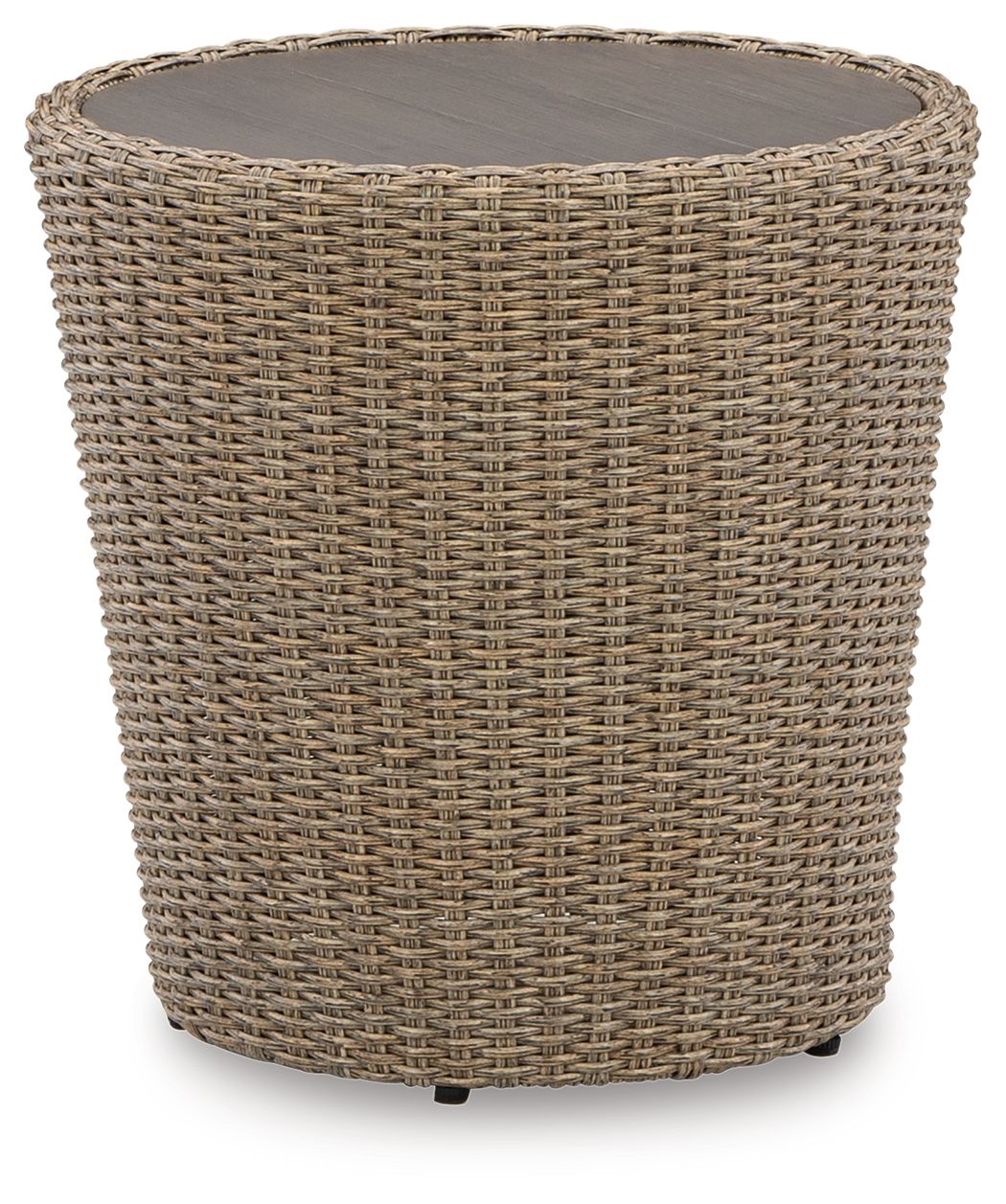 Danson - Round End Table - Beige