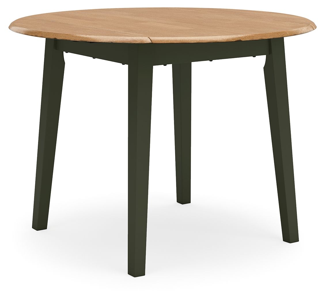 Gesthaven - Round Dining Room Drop Leaf Table Set