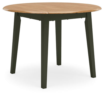 Gesthaven - Round Dining Room Drop Leaf Table Set