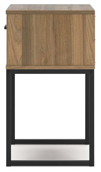 Deanlow - One Drawer Night Stand - Honey
