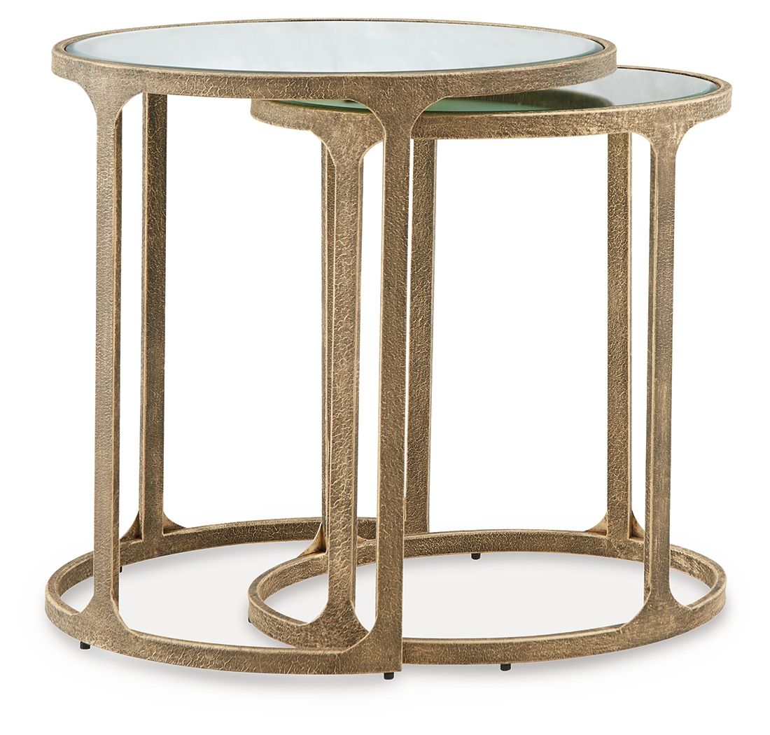 Irmaleigh - Accent Table Set (Set of 2) - Antique Black
