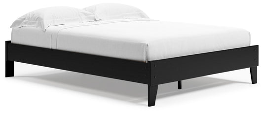 Finch - Queen Platform Bed - Black