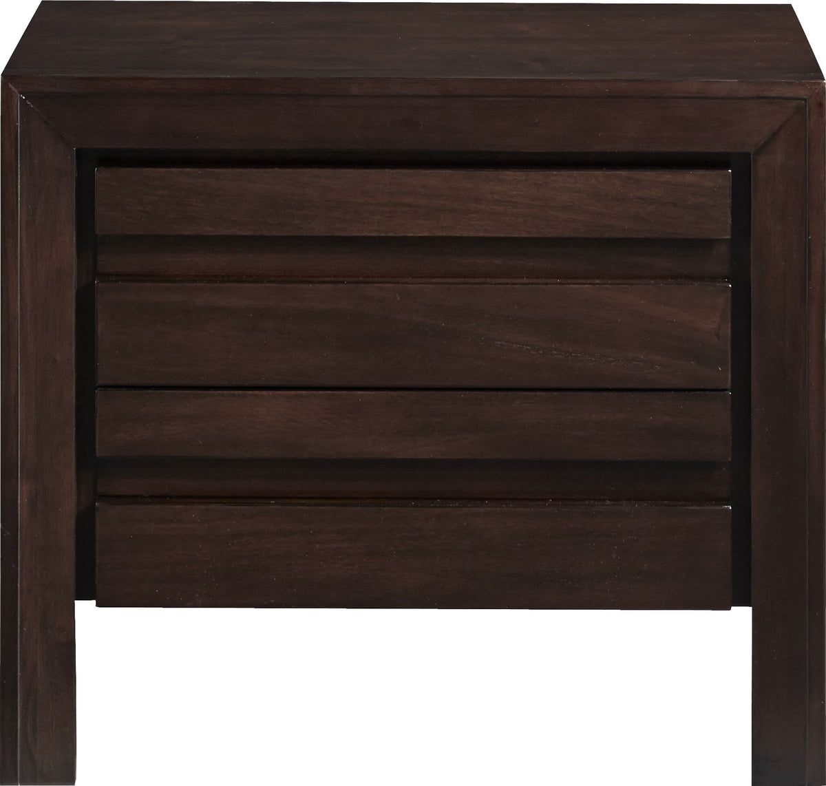 Element - Charging Station Nightstand - Chocolate Brown