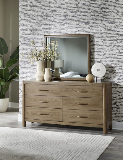 Morris - Dresser Mirror - Claystone