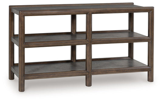 Kallenny - Sofa Table - Brown / Gray