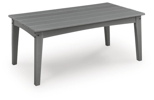 Cove Beach - Rectangular Cocktail Table - Gray