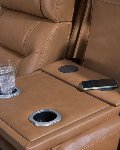 Knightington - Power Reclining Sofa With Audio Seating
