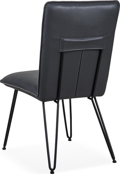 Crossroads - Demi Hairpin Leg Modern Dining Chair (Set of 2)