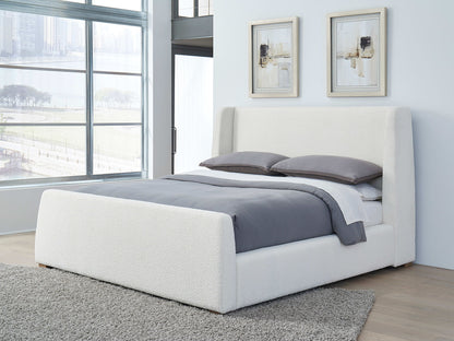 Formosa Presley - Upholstered Wingback Platform Bed