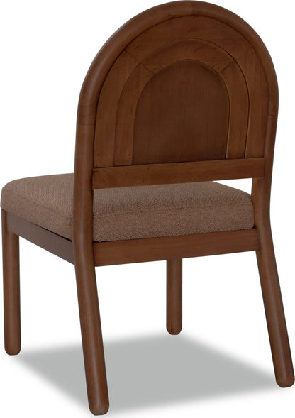 Astor - Arc Back Chair (Set of 2) - Wheat Bread / Claystone