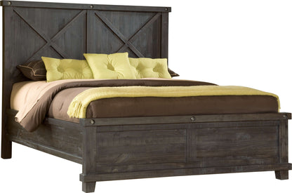 Yosemite - Solid Wood Panel Bed