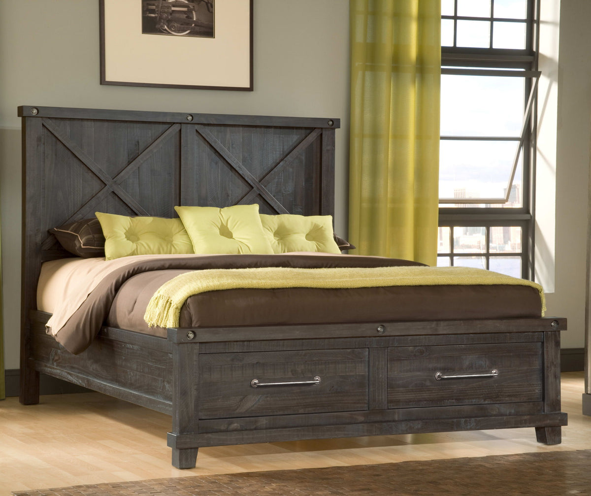 Yosemite - Solid Wood Footboard Storage Bed
