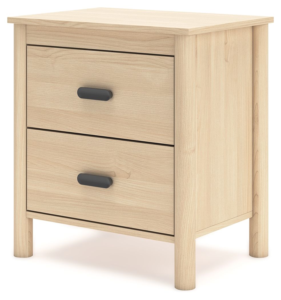 Cabinella - Two Drawer Night Stand - Tan