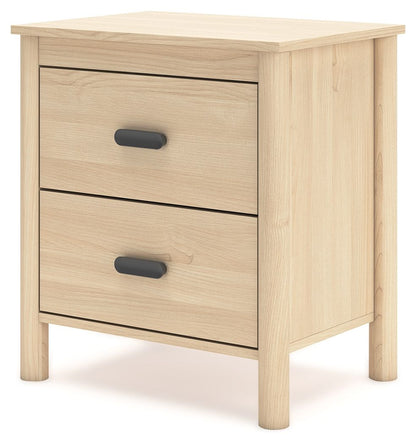 Cabinella - Two Drawer Night Stand - Tan