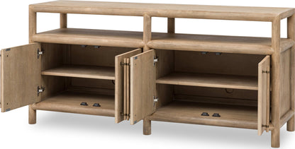 Dorsey - 64" Entertainment Console - Granola