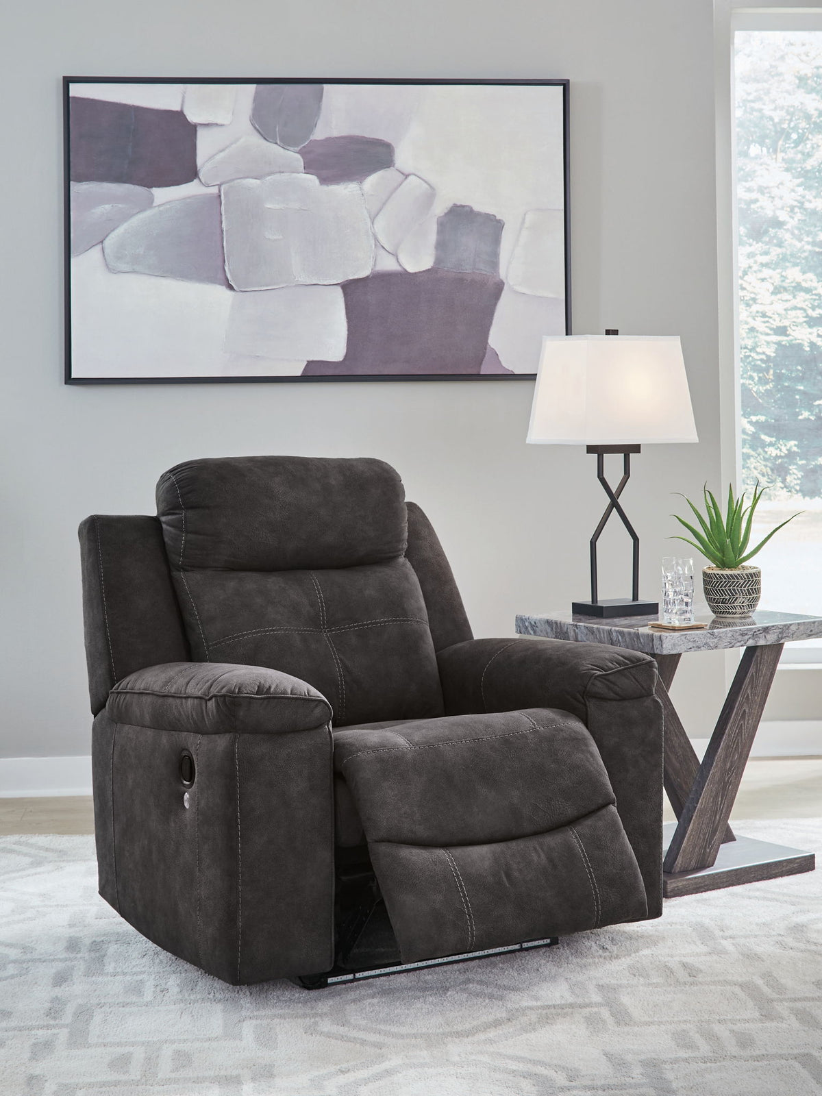 Brysonview - Zero Wall Recliner - Charcoal