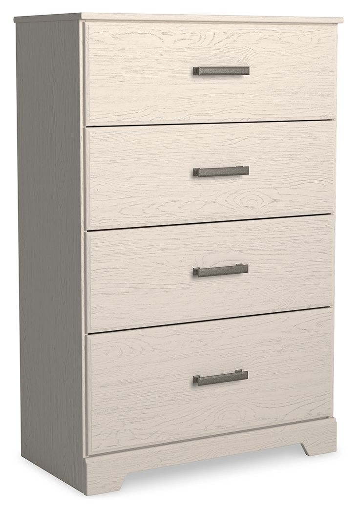 Stelsie - Four Drawer Chest - White