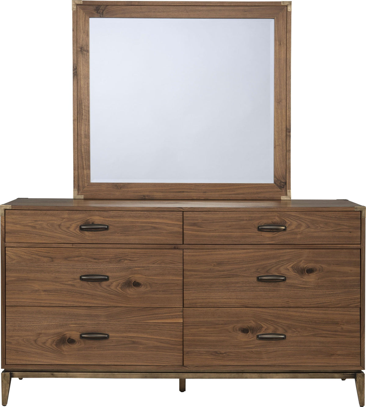 Adler - Six Drawer Dresser - Natural Walnut (2024)