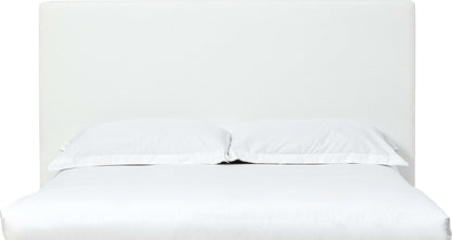 One - Queen Upholstered Modern Headboard - Pearl