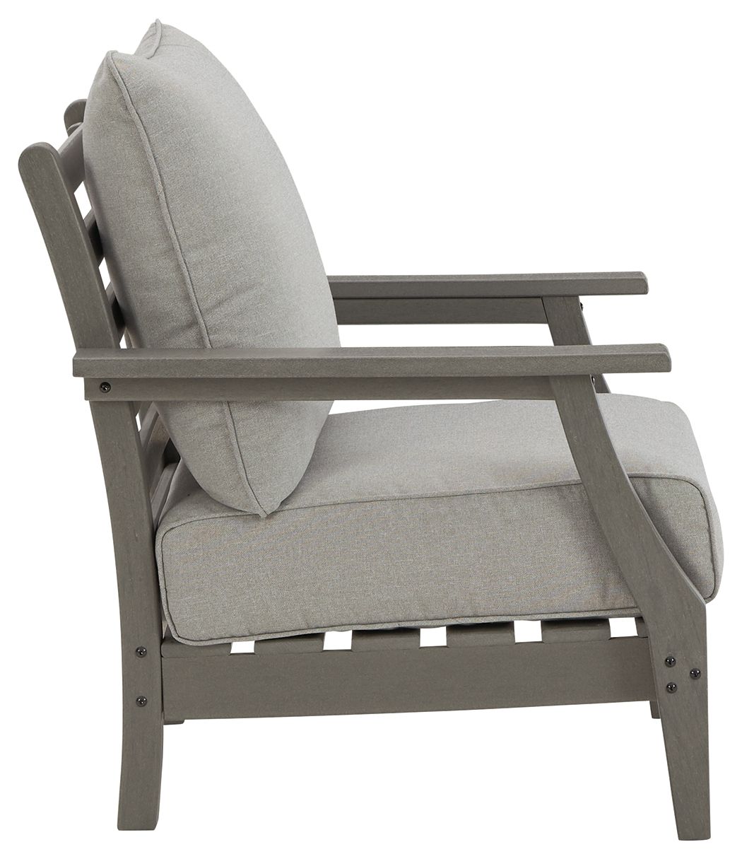 Visola - Lounge Chair With Cushion (Set of 2) - Gray