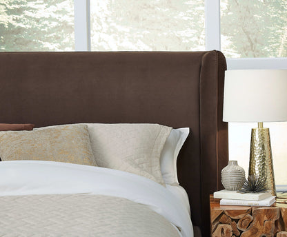 Formosa Bacall - Velvet Upholstered Wingback Platform Bed (2026)
