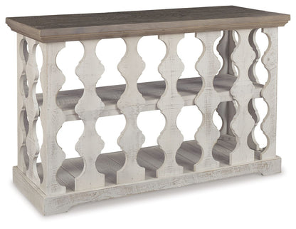 Havalance - Console Sofa Table - Gray / White