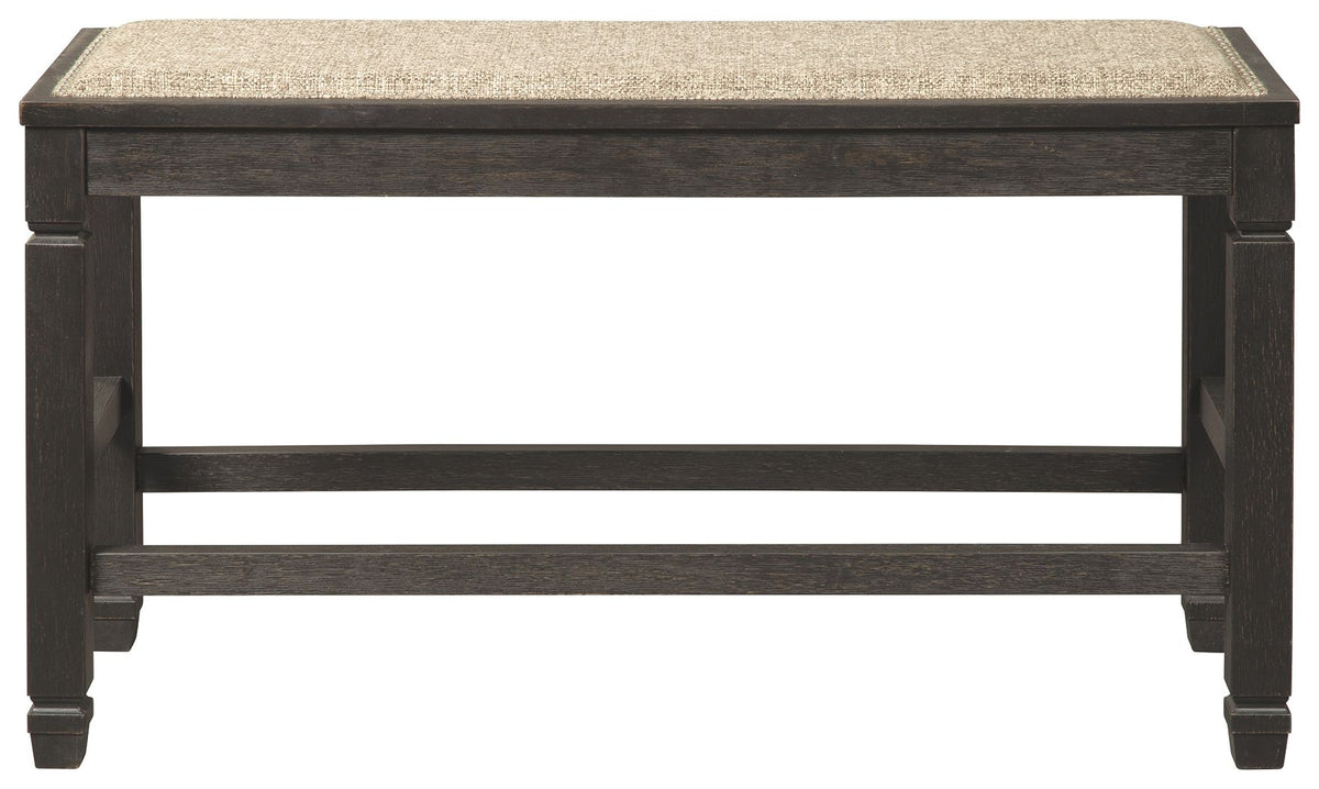 Tyler Creek - DBL Counter UPH Bench  - Antique Black