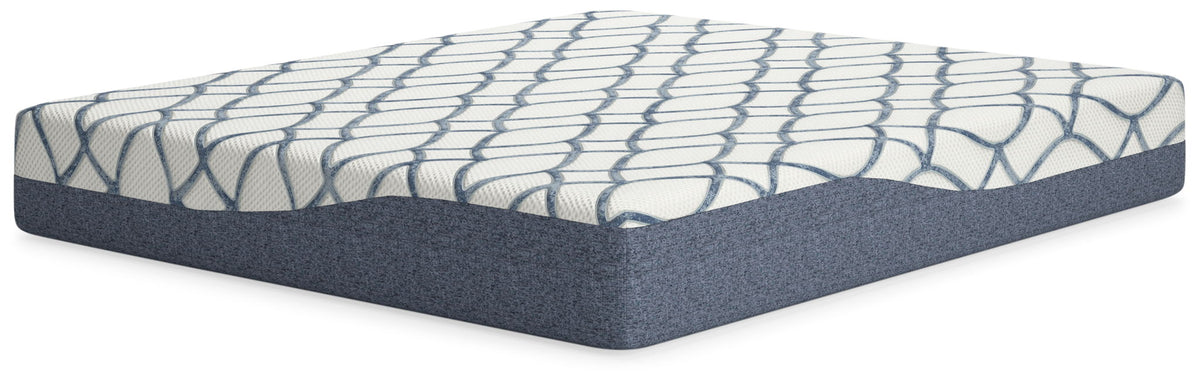 12 Inch Chime Elite 2.0 - California King Mattress - White / Blue