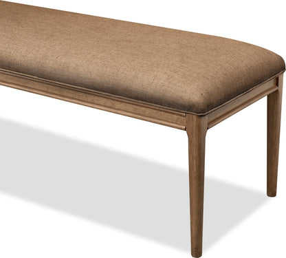 Carlisle - Upholstered Bench - Tofffee Crunch