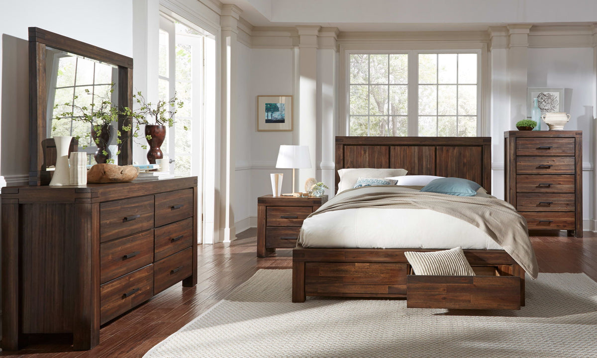 Meadow - Solid Wood Two Drawer Nightstand