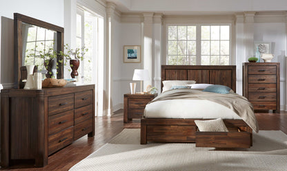 Meadow - Solid Wood Two Drawer Nightstand