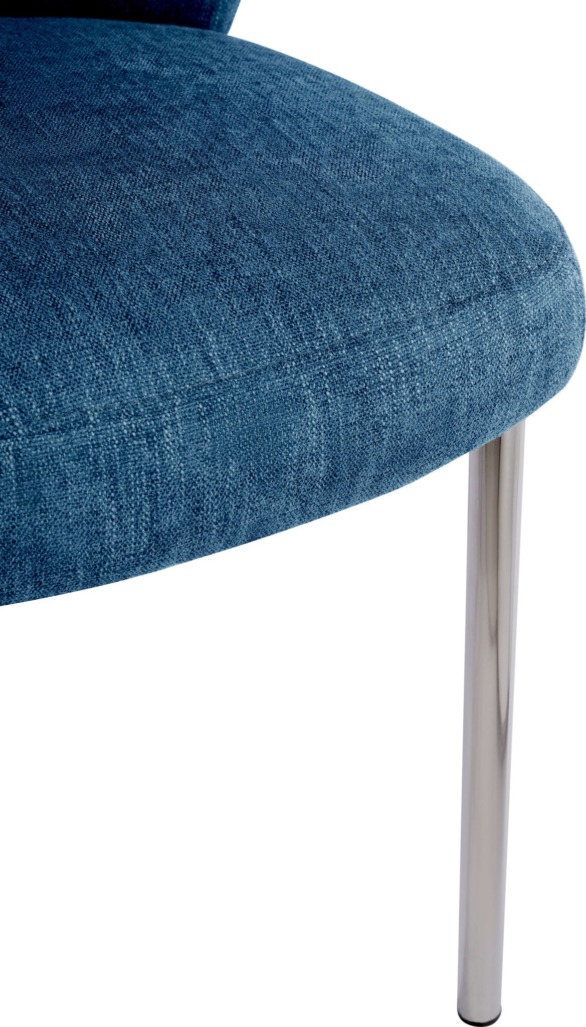 Fomo - Chenille Upholstered Stainless Steel Base Dining Chair (Set of 2)