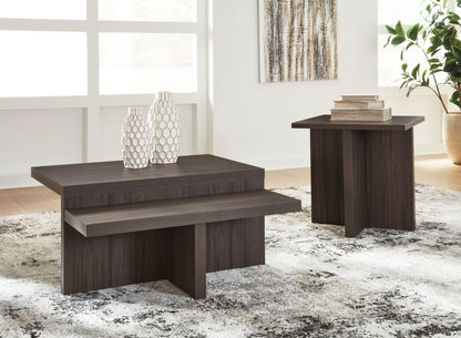 Zendex - Occasional Table Set (Set of 2) - Brown