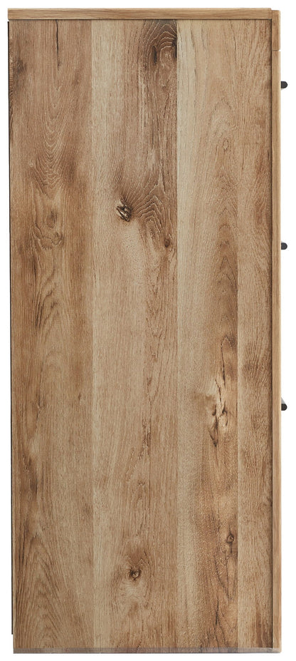 Hyanna - Six Drawer Dresser - Tan Brown