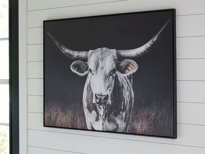 Harlandale - Wall Art - Black / White / Brown
