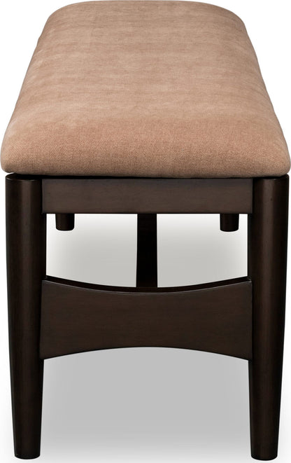 Koko - Upholstered Dining Bench - Minx / Beige
