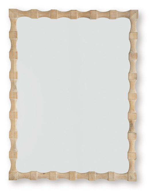 Acelmore - Accent Mirror - Light Brown