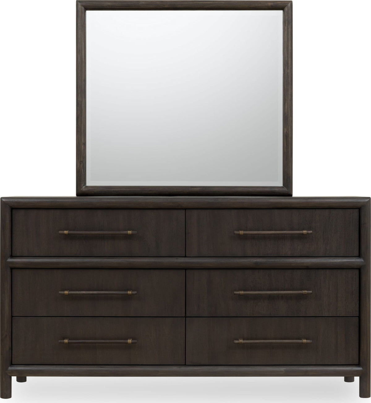 Dorsey - Solid Wood And Glass Mirror